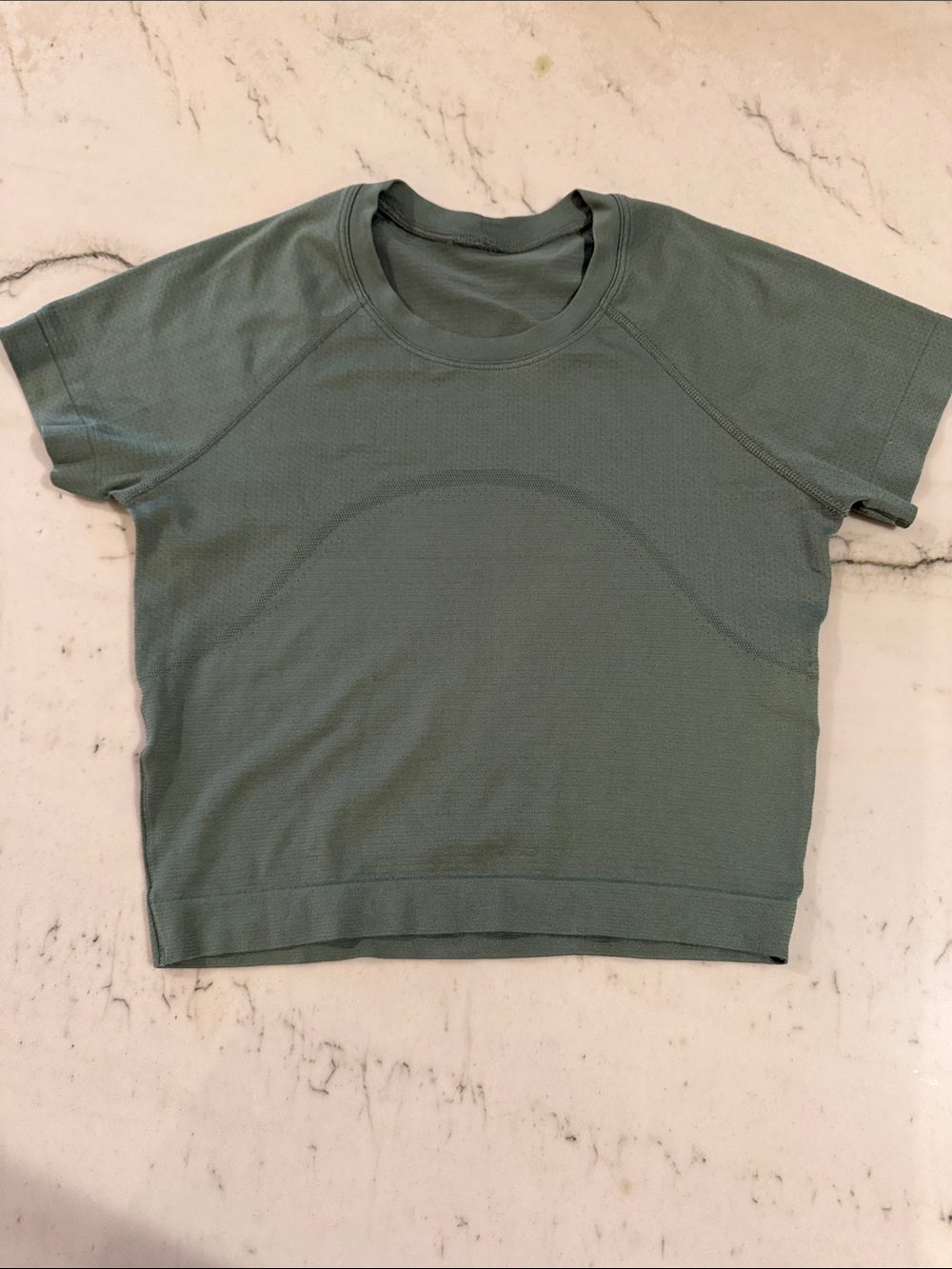 Lululemon Short-Sleeve Crew Neck Top in Sage Green